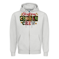 Dove Grey Christmas cookie crew Zipper Hoodie - FaDigitalArtStudio