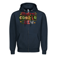 Navy Christmas cookie crew Zipper Hoodie - FaDigitalArtStudio