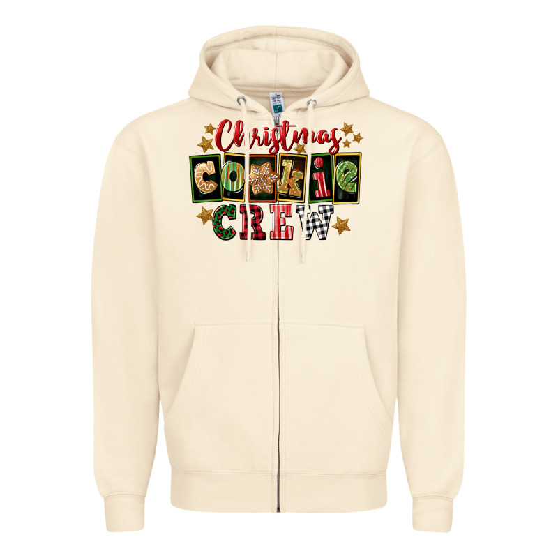Christmas Cookie Crew Zipper Hoodie by FaDigitalArtStudio | Teevron