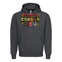 Smoke Christmas cookie crew Zipper Hoodie - FaDigitalArtStudio