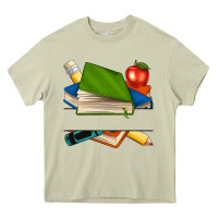 Mossy custom teacher books Heavy Core Tee - NancyCooperArtShop