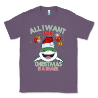 Lavender All I Want For Christmas Is A Shark Classic Tee - Bettercallsaul