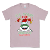 Lilac All I Want For Christmas Is A Shark Classic Tee - Bettercallsaul