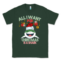 Sports Green All I Want For Christmas Is A Shark Classic Tee - Bettercallsaul