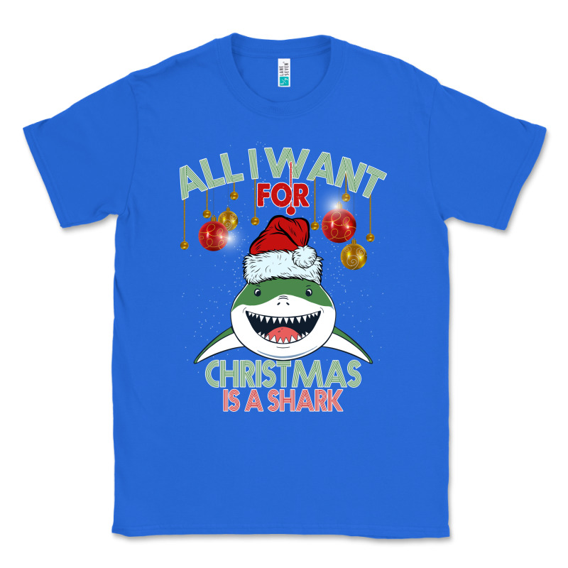 All I Want For Christmas Is A Shark Classic Tee by Bettercallsaul | Teevron
