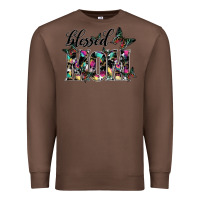 Chestnut blessed mom Premium Sweatshirt - SublimationCraftShop