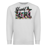 Dove Grey blessed mom Premium Sweatshirt - SublimationCraftShop