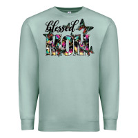 Seafoam blessed mom Premium Sweatshirt - SublimationCraftShop