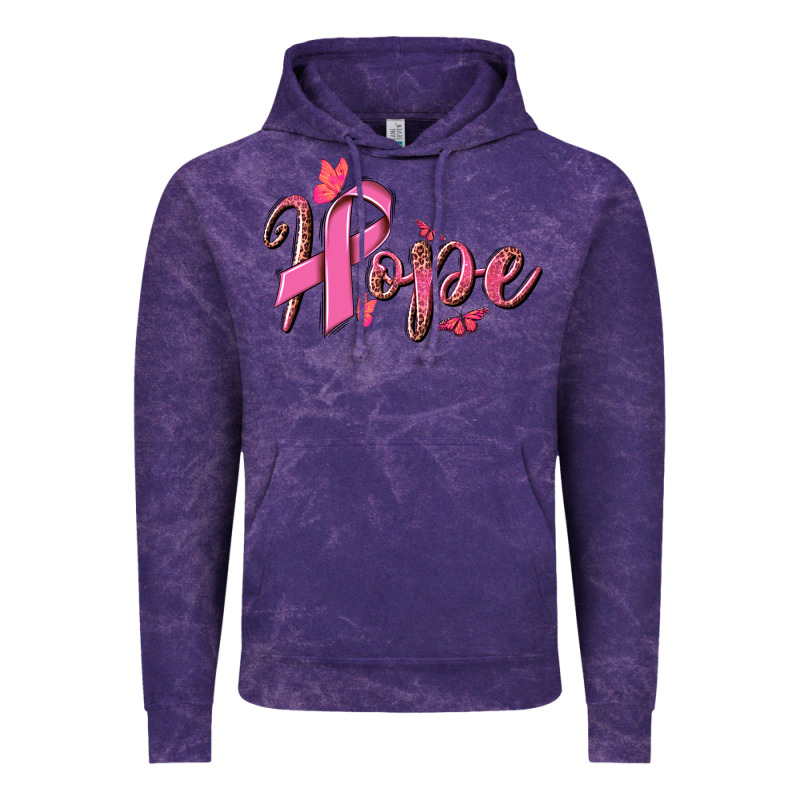 Hope Breast Cancer Vintage Hoodie by NancyCooperArtShop | Teevron