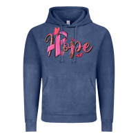 Vintage Denim hope breast cancer Vintage Hoodie - NancyCooperArtShop