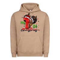 Pigment Burro my first christmas african girl Urban Hoodie - BarkalooDesign