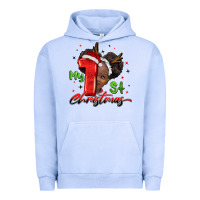 Pigment Grape Ice my first christmas african girl Urban Hoodie - BarkalooDesign