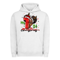 Pigment Lunar Rock my first christmas african girl Urban Hoodie - BarkalooDesign