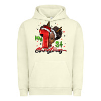 My First Christmas African Girl Urban Hoodie | Teevron