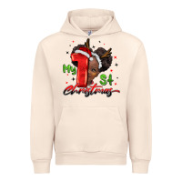 Sandshell my first christmas african girl Urban Hoodie - BarkalooDesign