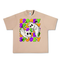 Burro Spooky with Ghost Cats Urban Heavy Tee - texasbilliewilder