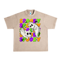 French Oak Spooky with Ghost Cats Urban Heavy Tee - texasbilliewilder