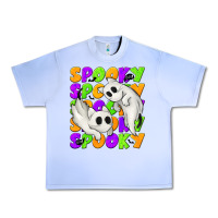 Grape Ice Spooky with Ghost Cats Urban Heavy Tee - texasbilliewilder