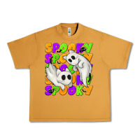 Peanut Butter Spooky with Ghost Cats Urban Heavy Tee - texasbilliewilder