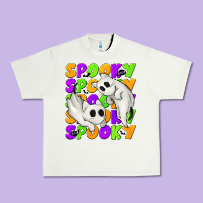 Spooky With Ghost Cats Urban Heavy Tee Designed By Texasbilliewilder