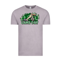 Vintage Zinc Game day Soccer Vintage Tee - NancyCooperArtShop