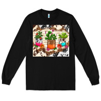 Black cowhide succulent Long Sleeve Tee - TumblerDesignByShophia