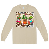 Mushroom cowhide succulent Long Sleeve Tee - TumblerDesignByShophia
