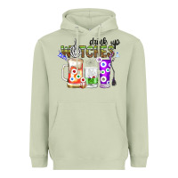 Matcha Drink Up Witches Heavyweight Hoodie - CowhideDigitalArt