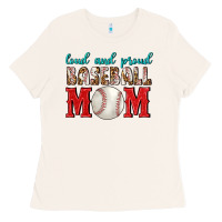 Bone Loud And Proud Baseball Mom Ladies Tee - BundleAndBundleShop