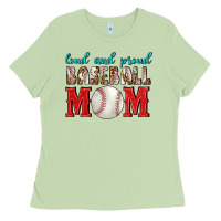 Matcha Loud And Proud Baseball Mom Ladies Tee - BundleAndBundleShop