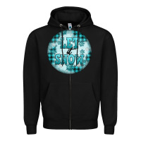 Black let it snow Zipper Hoodie - FaDigitalArtStudio