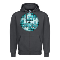 Smoke let it snow Zipper Hoodie - FaDigitalArtStudio