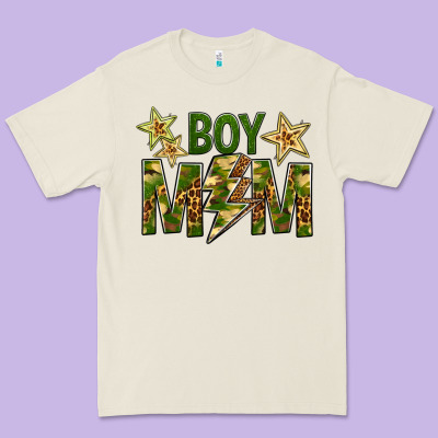 Boy Mom Premium Tee Designed By Bundleandbundleshop