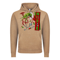 Vintage Coffee Christmas Character Vintage Hoodie - NancyCooperArtShop