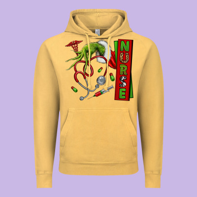 Christmas Character Vintage Hoodie Designed By Nancycooperartshop