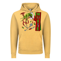 Vintage Mustard Christmas Character Vintage Hoodie - NancyCooperArtShop