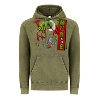 Vintage Olive Christmas Character Vintage Hoodie - NancyCooperArtShop