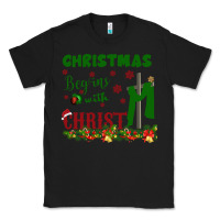 Black Christmas Begins With Christ Classic Tee - Bettercallsaul
