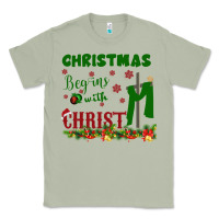 Matcha Christmas Begins With Christ Classic Tee - Bettercallsaul