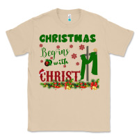 Mushroom Christmas Begins With Christ Classic Tee - Bettercallsaul