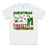 White Christmas Begins With Christ Classic Tee - Bettercallsaul