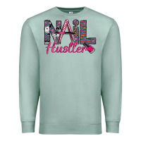 Seafoam Nail hustler Premium Sweatshirt - SublimationCraftShop