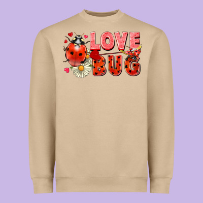 Love Bug Heavyweight Sweatshirt Designed By Fadigitalartstudio