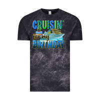 Cloud Black cruisin' for my birthday Vintage Tee - texasbilliewilder