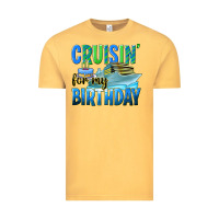 Vintage Mustard cruisin' for my birthday Vintage Tee - texasbilliewilder