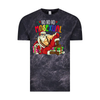 Cloud Black mens ho ho ho mosexual Vintage Tee - DesigneFamous