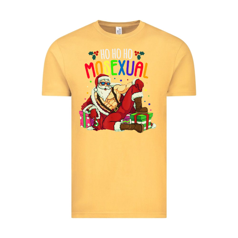 Mens Ho Ho Ho Mosexual Vintage Tee by DesigneFamous | Teevron