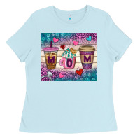 Baby Blue Western Mom Coffee Cups Tumbler Ladies Tee - BundleAndBundleShop