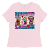 Bubblegum Pink Western Mom Coffee Cups Tumbler Ladies Tee - BundleAndBundleShop
