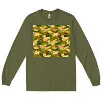 Army Green camouflage with glitter Long Sleeve Tee - TumblerDesignByShophia